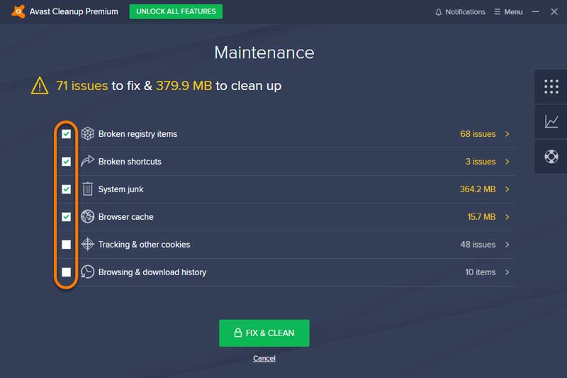 avast cleanup vs ccleaner
